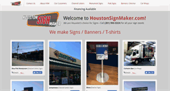 Desktop Screenshot of houstonsignmaker.com